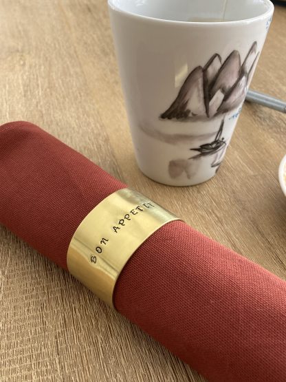 Rond de serviette Bon Appétit